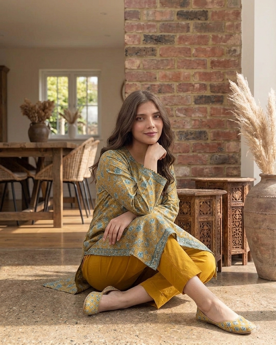 Bin Saeed Lawn 2pc Suit